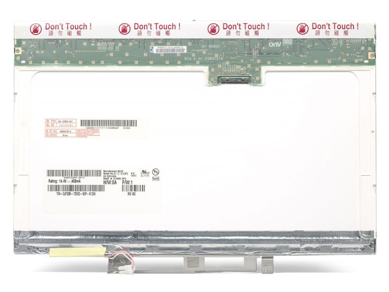 Dell JF298 12.1" WXGA Glossy CCFL LCD Screen 1280 x 800 B121EW03 V.0