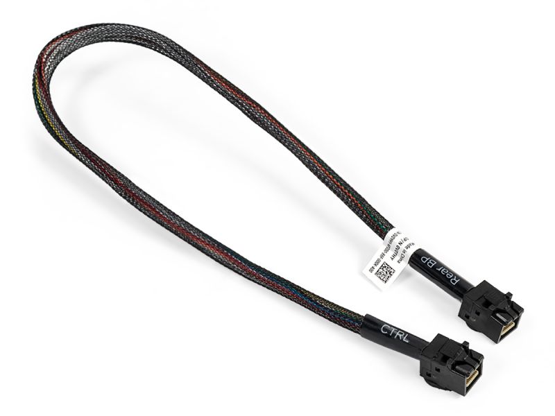 Dell RearBP SFF-8643 to CTRL SFF-8643 SAS Cable (0.5m) - 0V0YHY