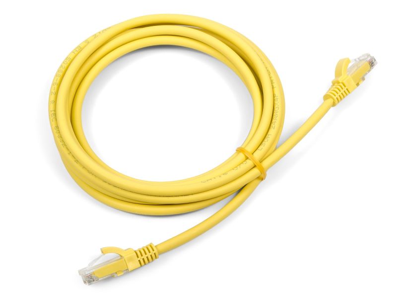 Dell 3m RJ45 CAT6 Yellow Ethernet Patch Cable - 04JKMV