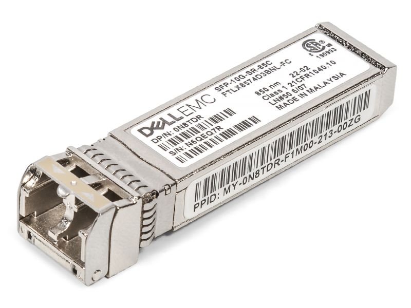 Dell SFP+ 10GB 850nm SR Transceiver - 0N8TDR (Refurbished)