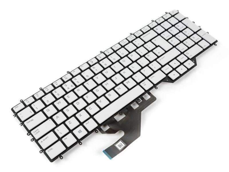 YRFC7 Dell Alienware m17 R2/R3/R4/Area-51m R2 UK ENGLISH Keyboard with per-Key RGB - 0YRFC7-4