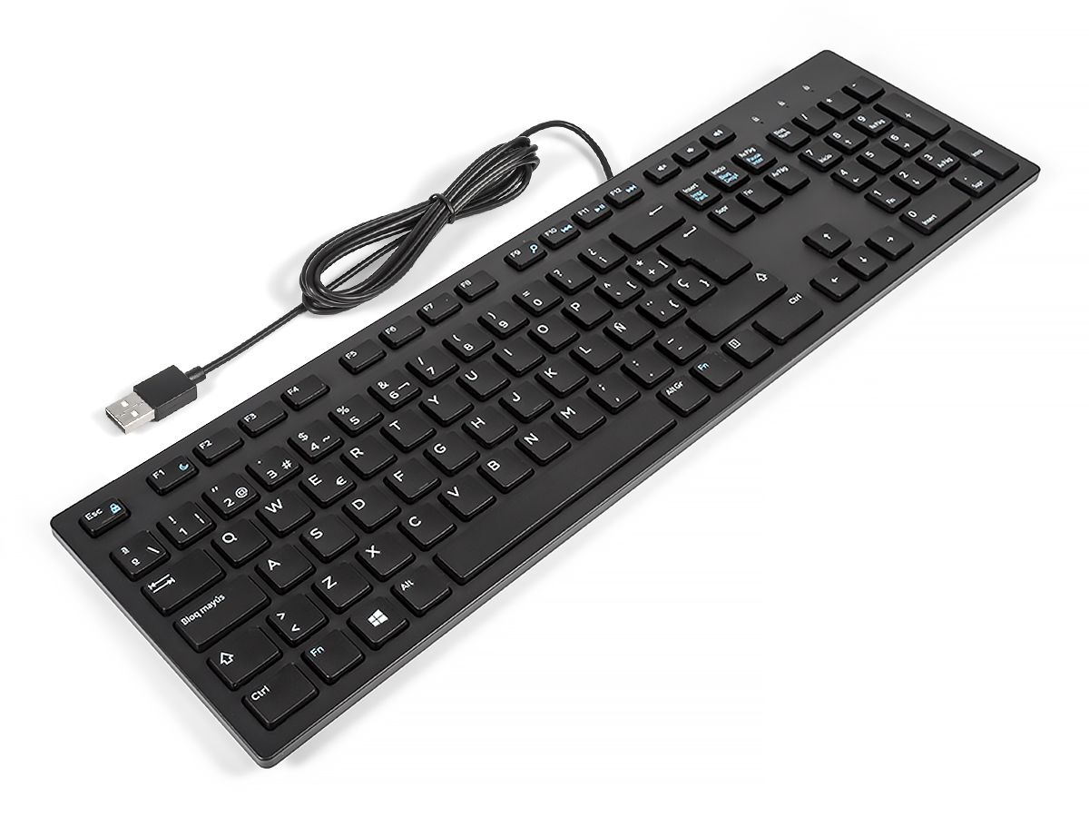 Dell Kb216 Spanish Slim Office Multimedia Keyboard 9369