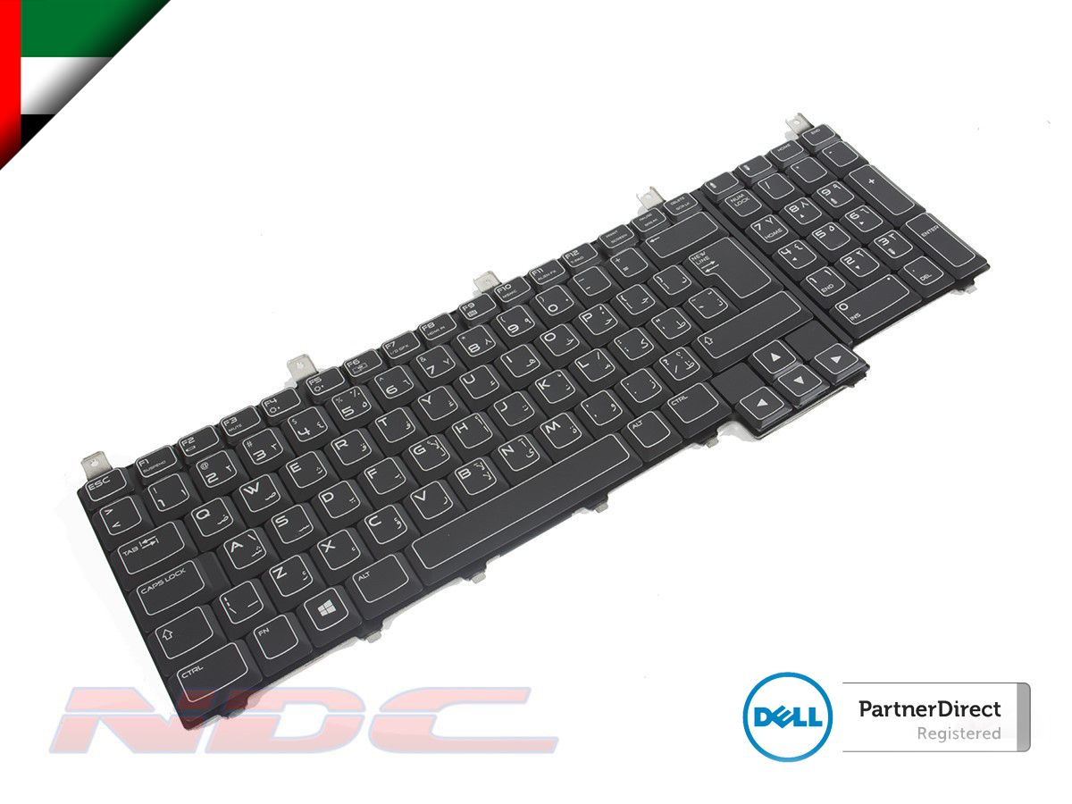 Kmg Dell Alienware M18x R1 R2 Arabic Win8 10 Laptop Keyboard With Alienfx Led 0kmg