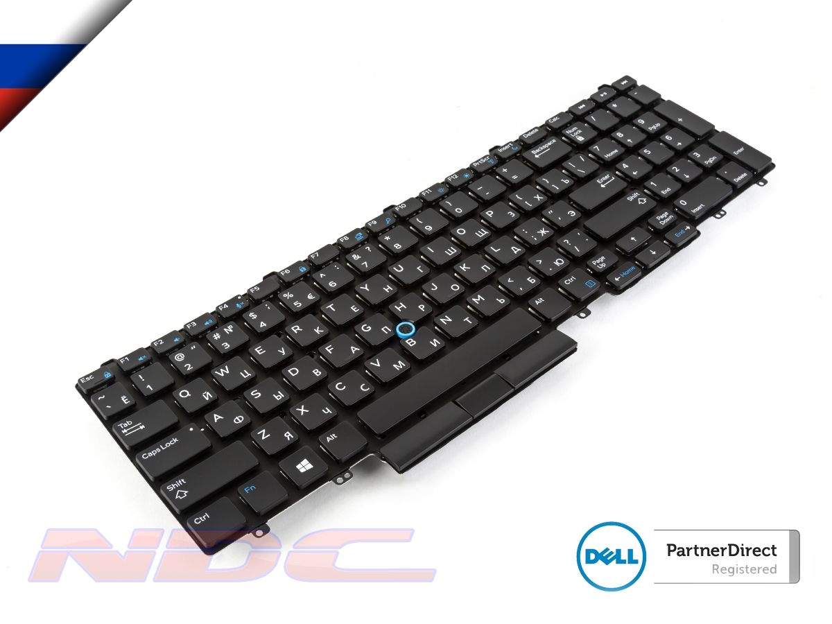 Jm6v8 Dell Precision 7510 7520 7710 7720 Russian Laptop Keyboard 0jm6v8