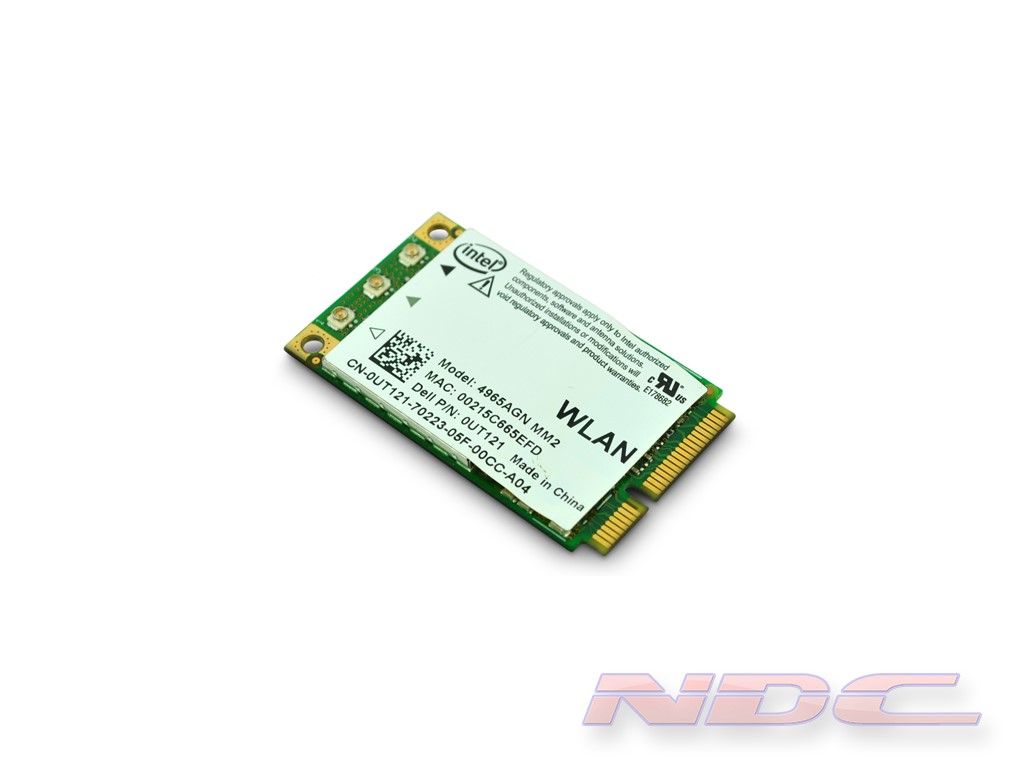 Dell Intel Wireless N 4965agn Dual Band A B G N Pci Express Mini Card 300mbps